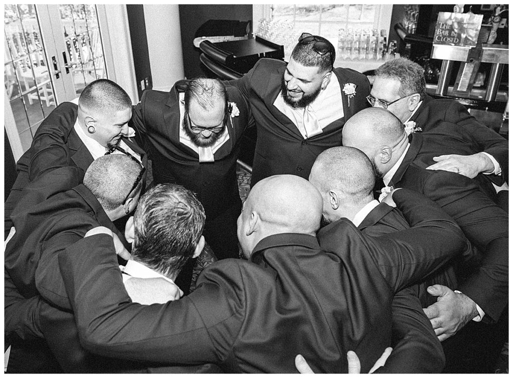 groomsmen at Charter Oak Country Club