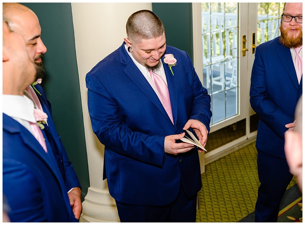 groom at Charter Oak Country Club