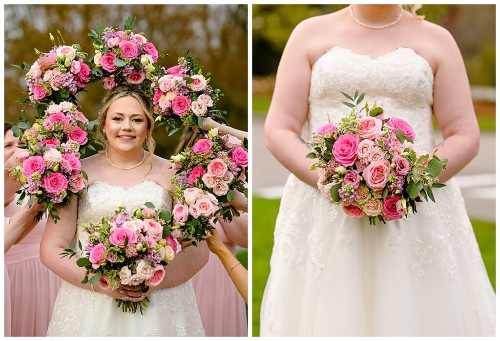 bridal portraits at Charter Oak Country Club