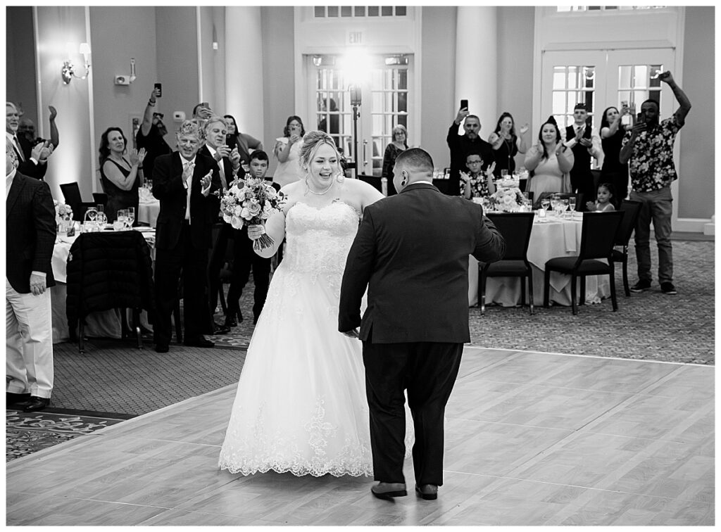 first dance at Charter Oak Country Club