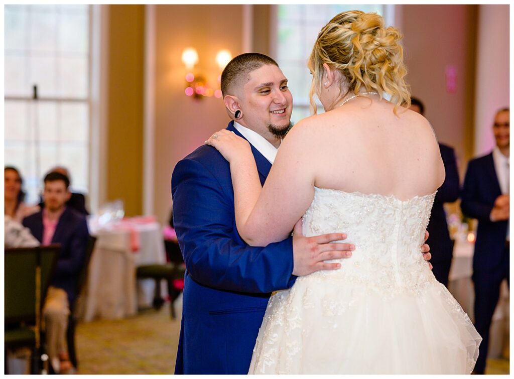 first dance at Charter Oak Country Club