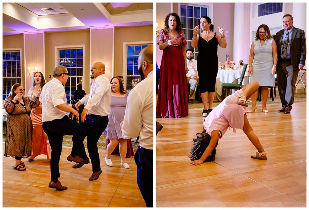 Guests dancing at Charter Oak Country Club wedding