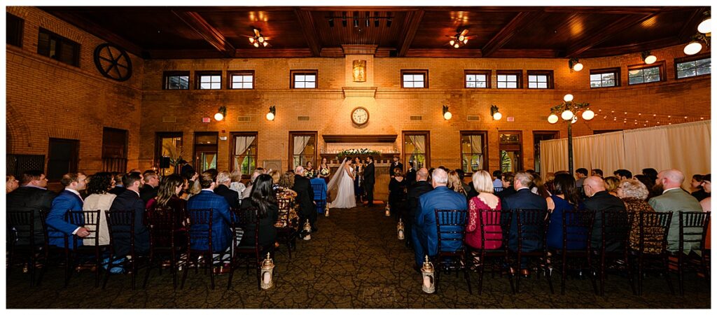 panorama of Union Station Banquets ceremony