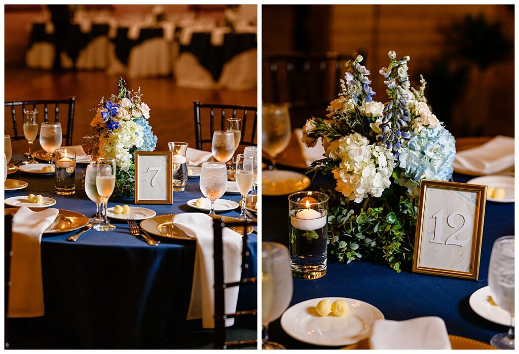 Union Station Banquets floral centerpieces