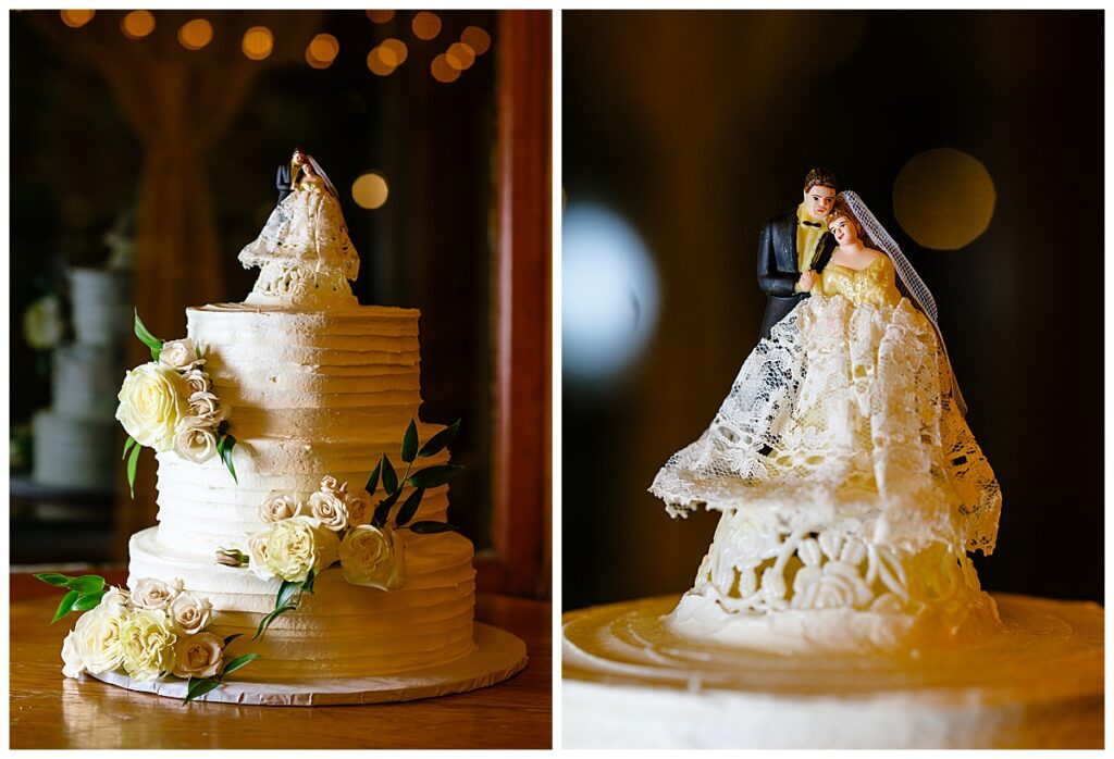 Union Station Banquets wedding cake