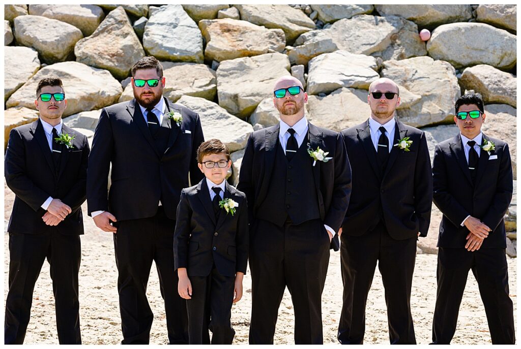 groomsmen portraits in Plymouth, MA