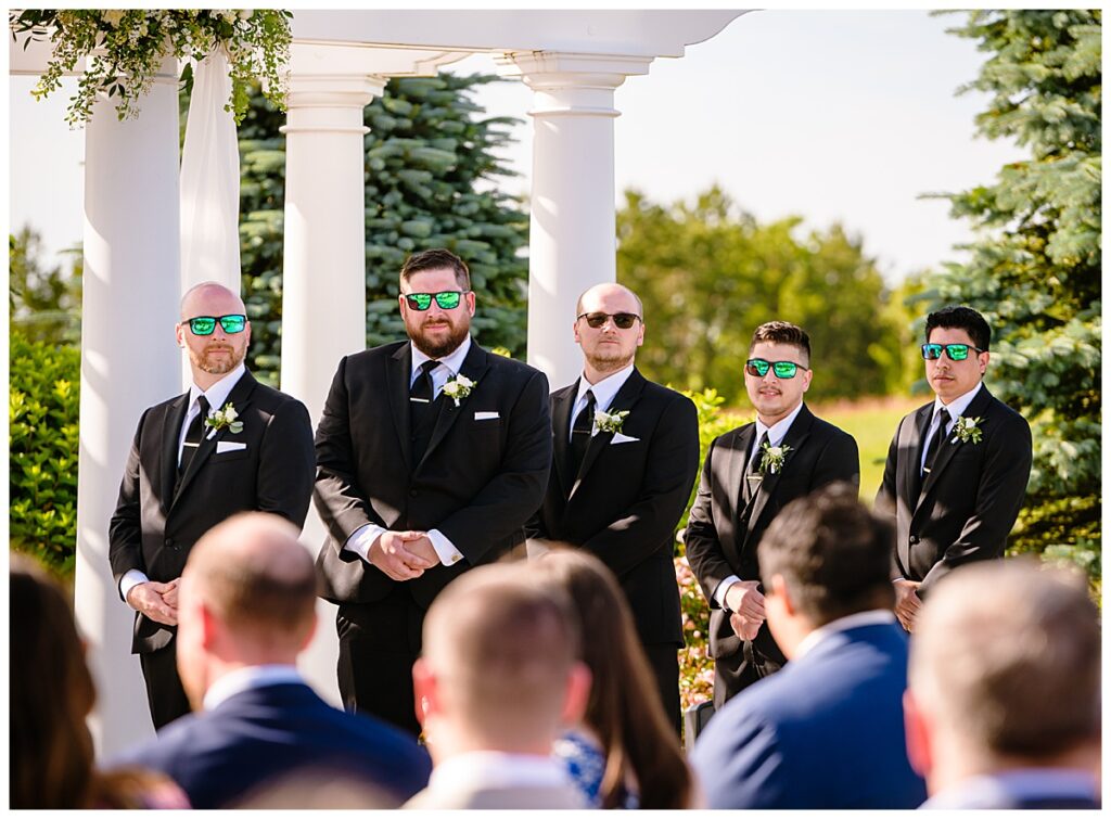 ceremony at Waverly Oaks Country Club