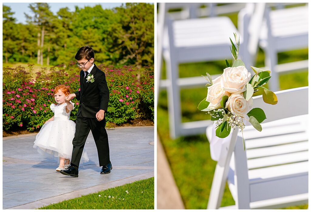 ceremony at Waverly Oaks Country Club