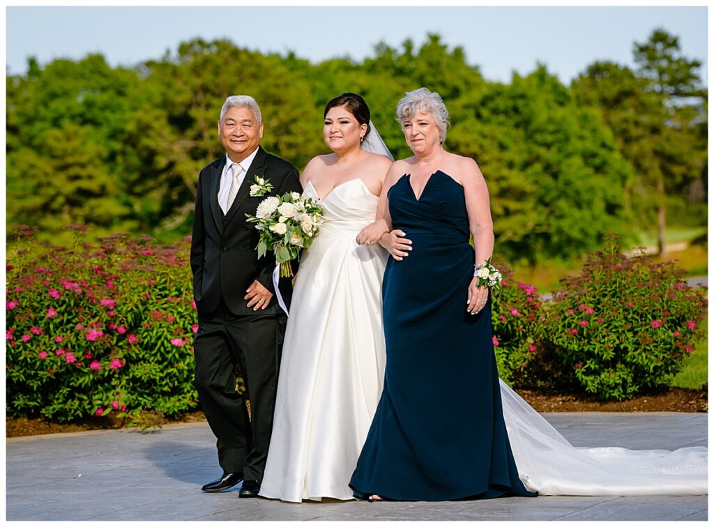 ceremony at Waverly Oaks Country Club