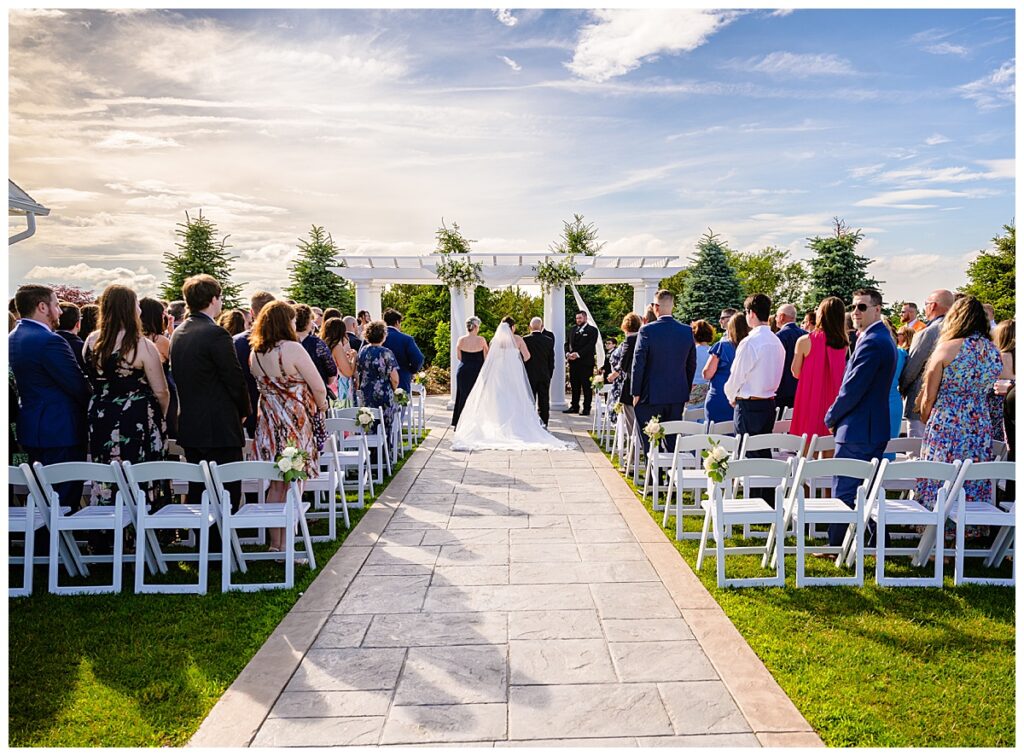 ceremony at Waverly Oaks Country Club