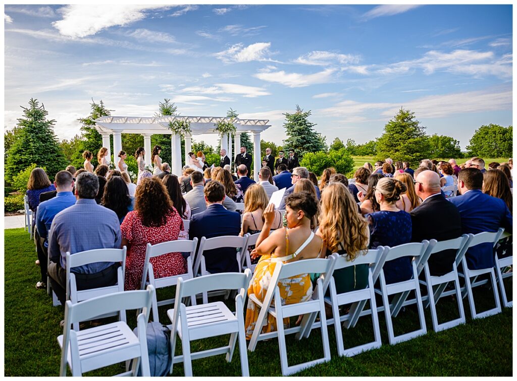 ceremony at Waverly Oaks Country Club