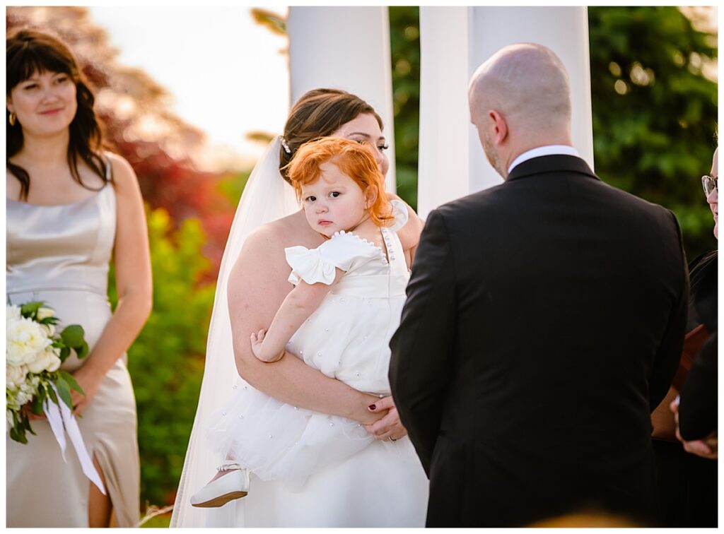 ceremony at Waverly Oaks Country Club