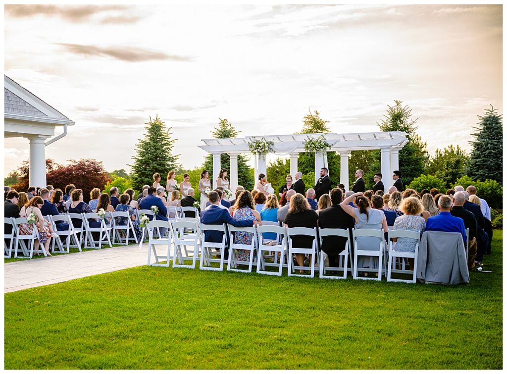 ceremony at Waverly Oaks Country Club