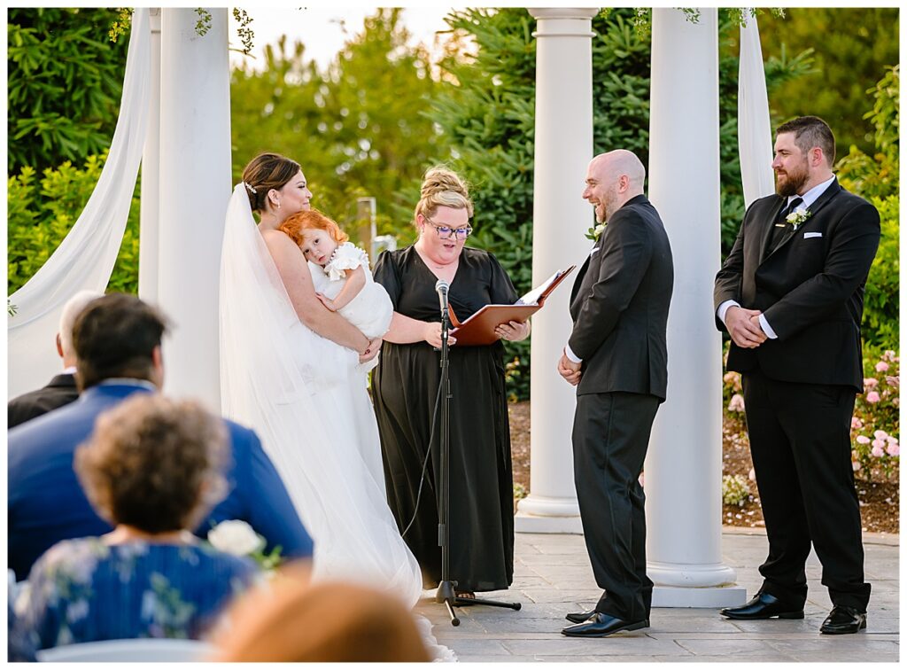 ceremony at Waverly Oaks Country Club