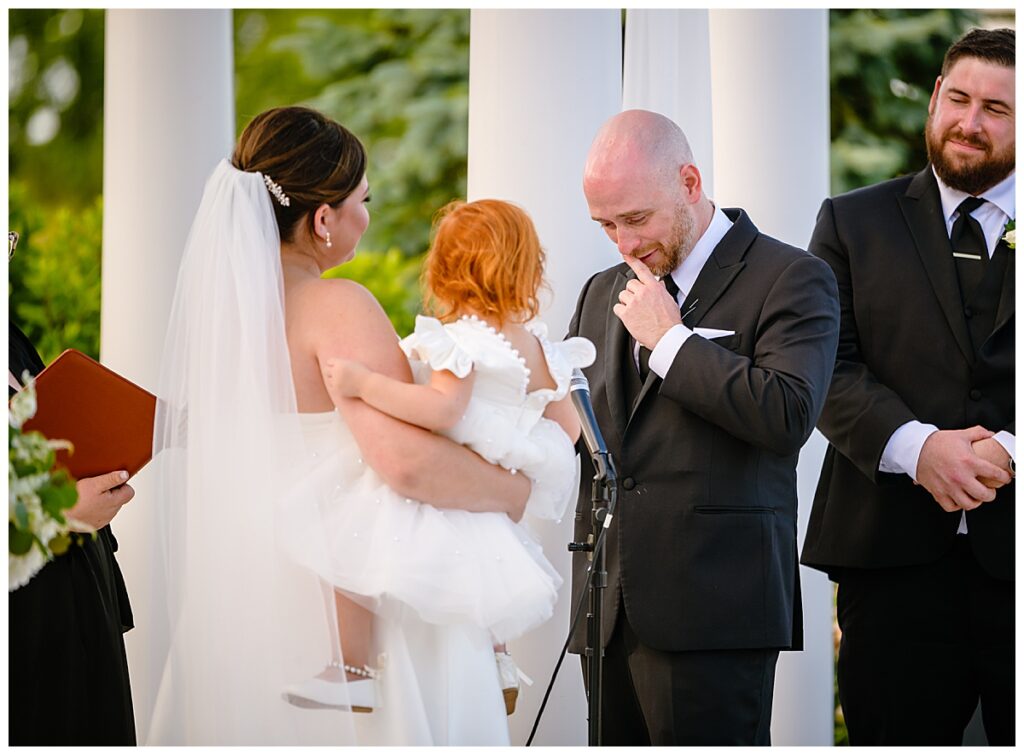 ceremony at Waverly Oaks Country Club