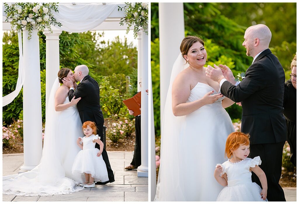 ceremony at Waverly Oaks Country Club