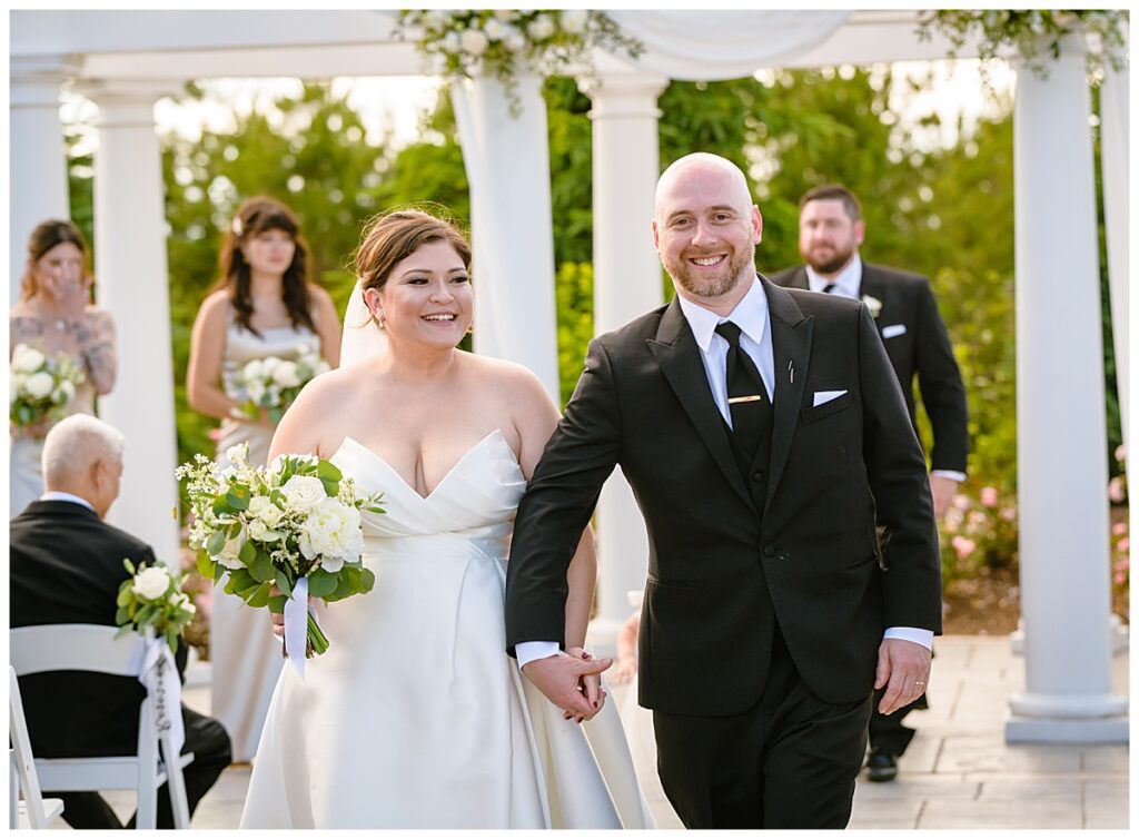 ceremony at Waverly Oaks Country Club