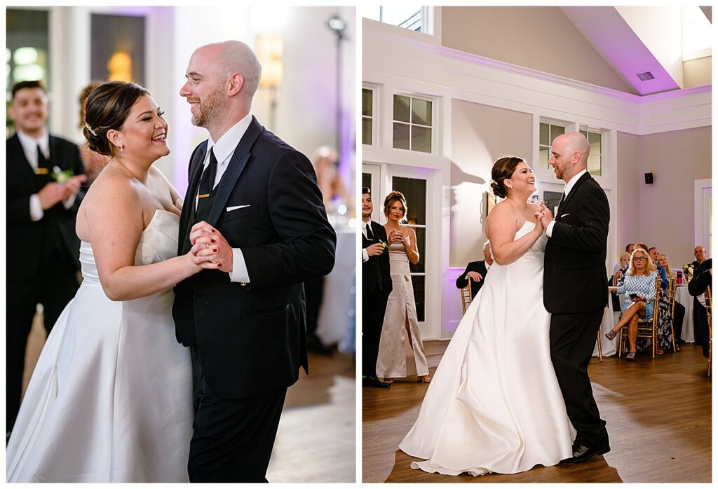 first dance at a Waverly Oaks Country Club wedding