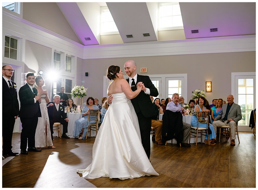 first dance at a Waverly Oaks Country Club wedding