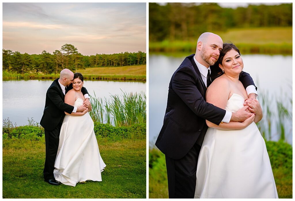 bride and groom portraits at a Waverly Oaks Country Club wedding