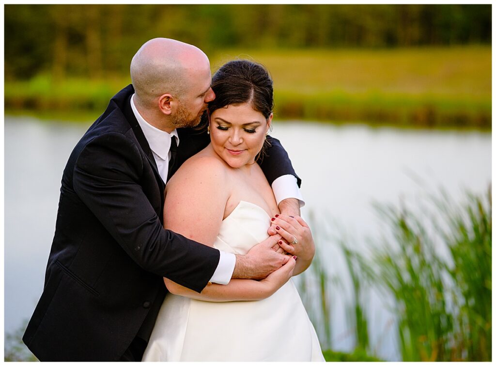 bride and groom portraits at a Waverly Oaks Country Club wedding