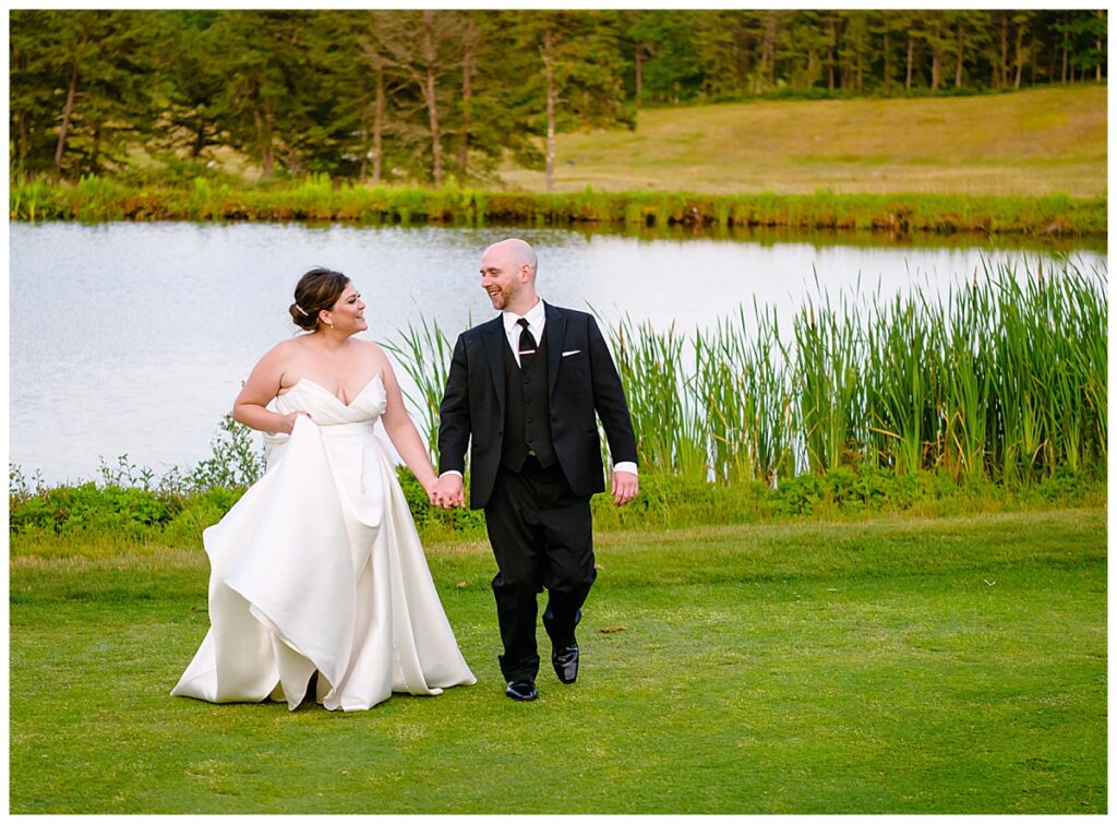 bride and groom portraits at a Waverly Oaks Country Club wedding