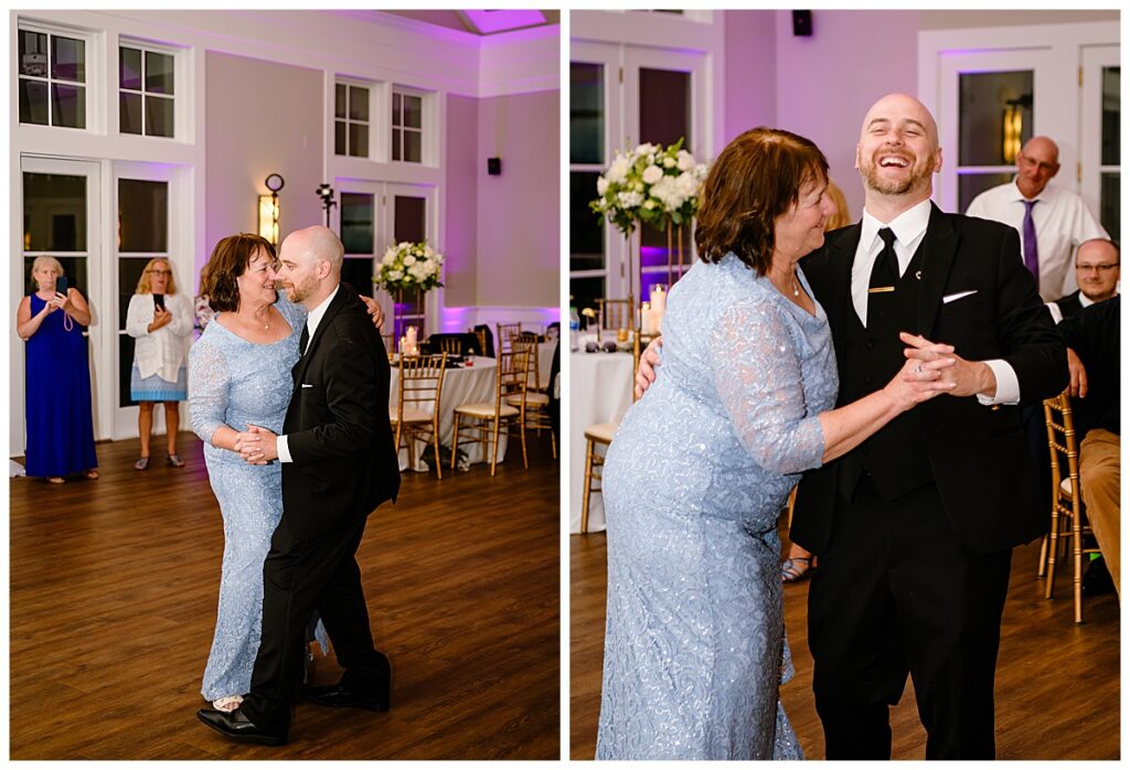 Dancing at a Waverly Oaks Country Club wedding