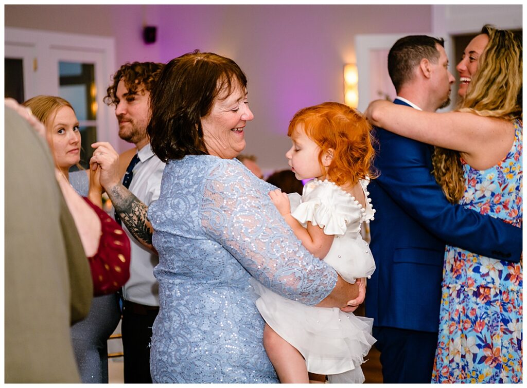 Dancing at a Waverly Oaks Country Club wedding