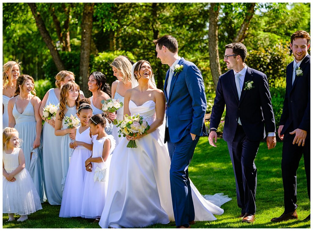 bridal party at Atkinson country club