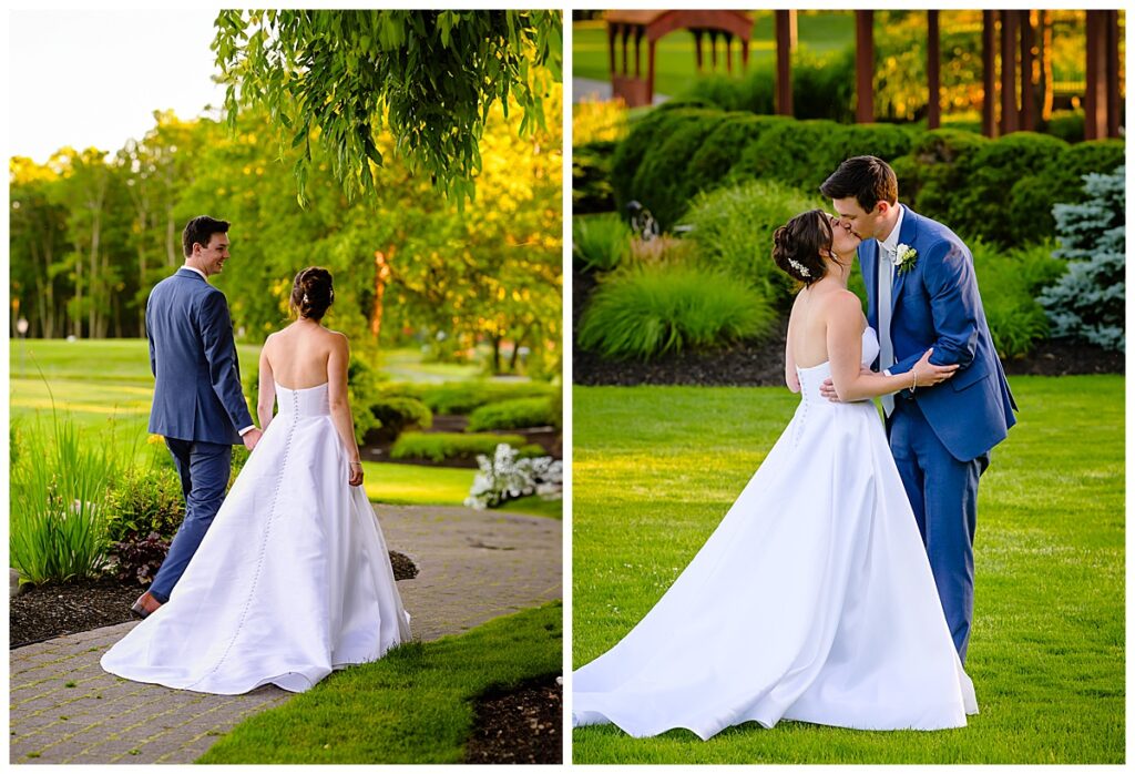 golden hour portraits at Atkinson Country Club