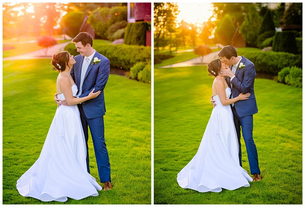 golden hour portraits at Atkinson Country Club