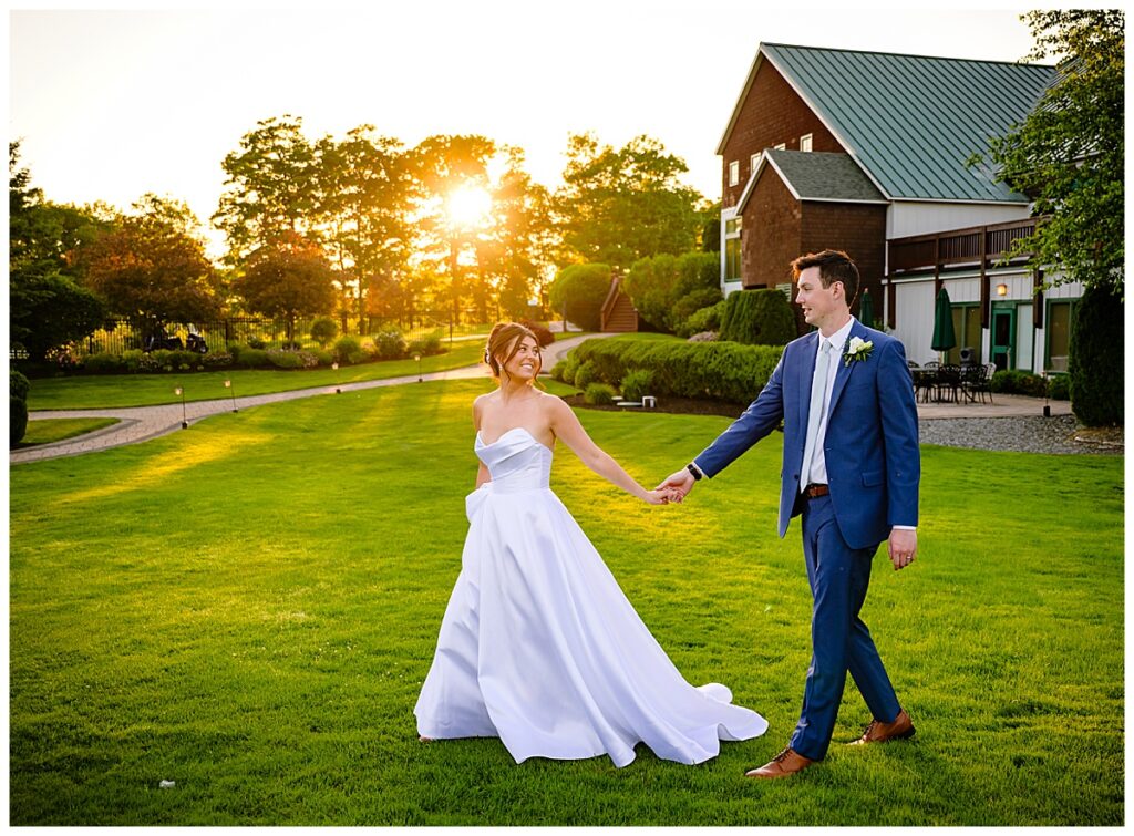 golden hour portraits at Atkinson Country Club