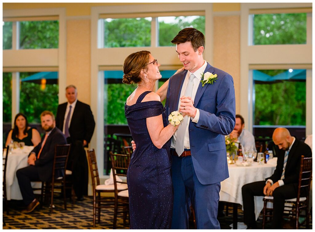 mother son dance at Atkinson Country Club