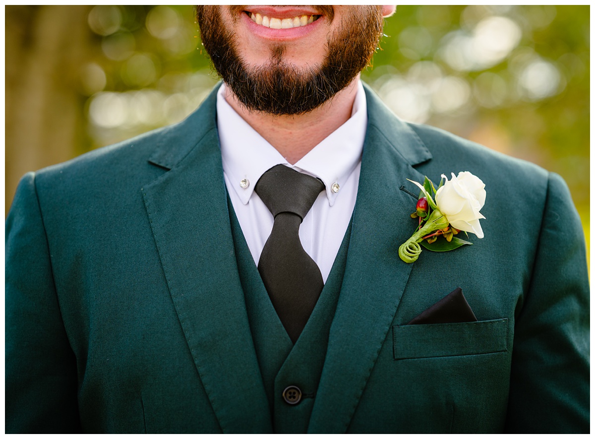 groom getting ready at Dell-Lea Weddings & Events