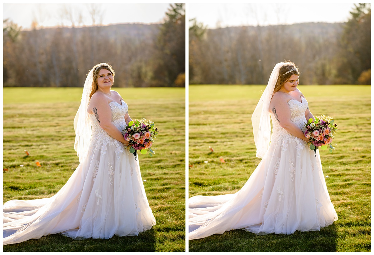 Bridal portraits at Dell-Lea Wedding and Events