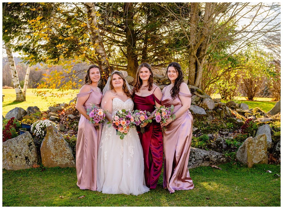 Bridal Party portraits at Dell-Lea Wedding