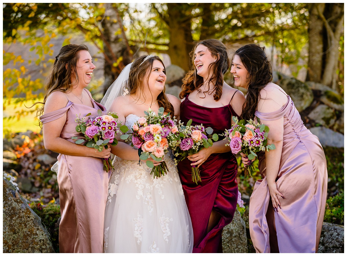 Bridal Party portraits at Dell-Lea Wedding