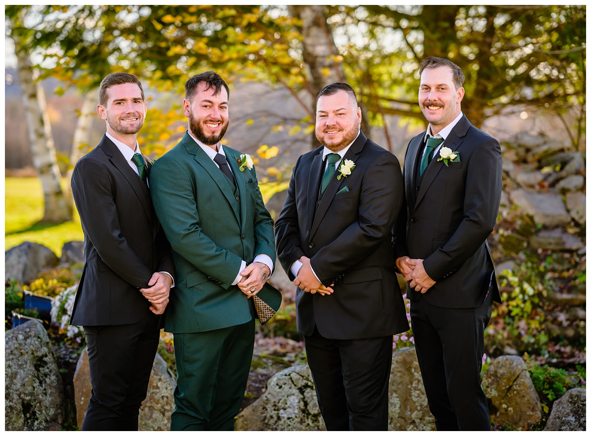 Bridal Party portraits at Dell-Lea Wedding