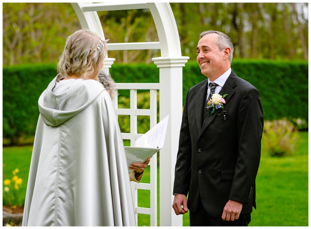 Intimate elopement at Sagamore Inn on cape cod