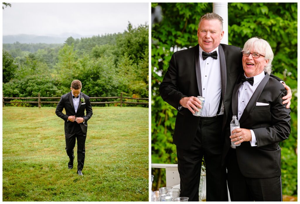 groom and dads of bride and groom