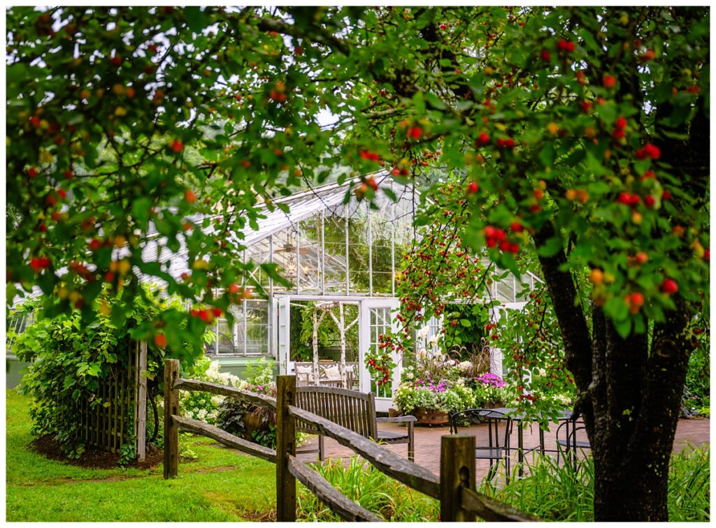 greenhouse at barn on the pemi