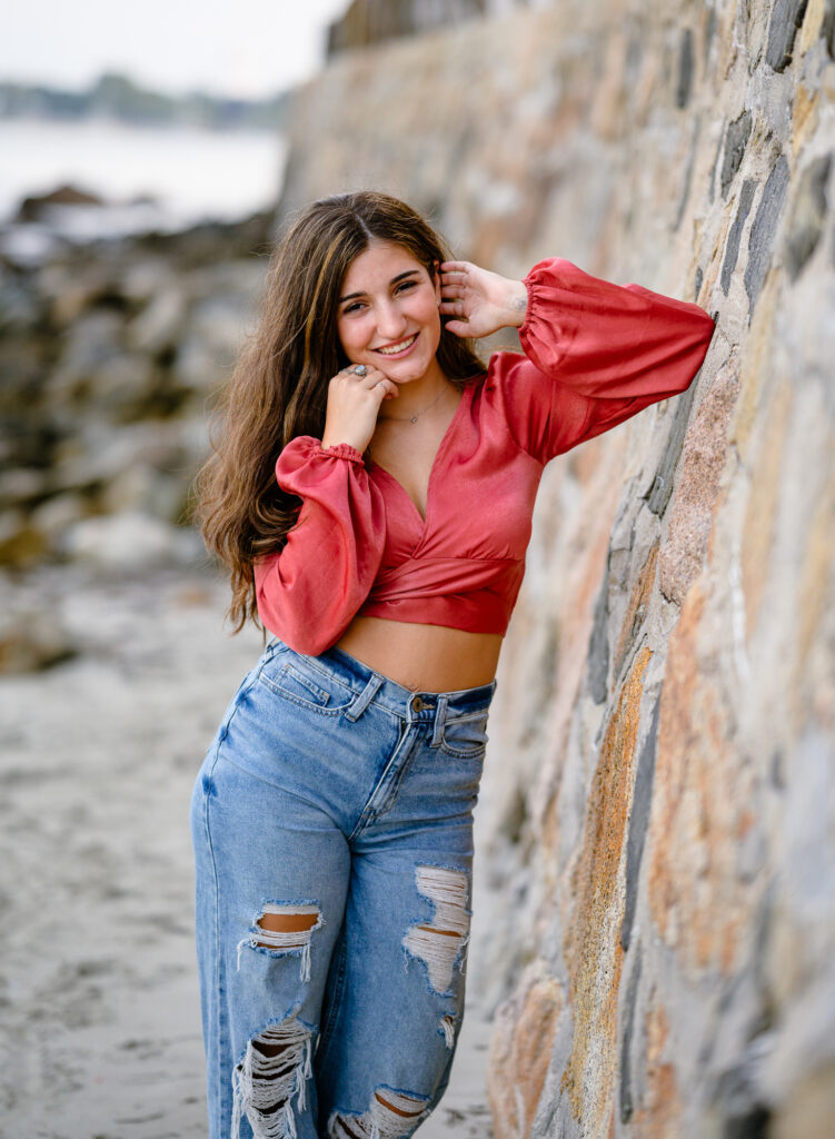 Lynch Park senior portrait session in Beverly by Jenn Plante Photography